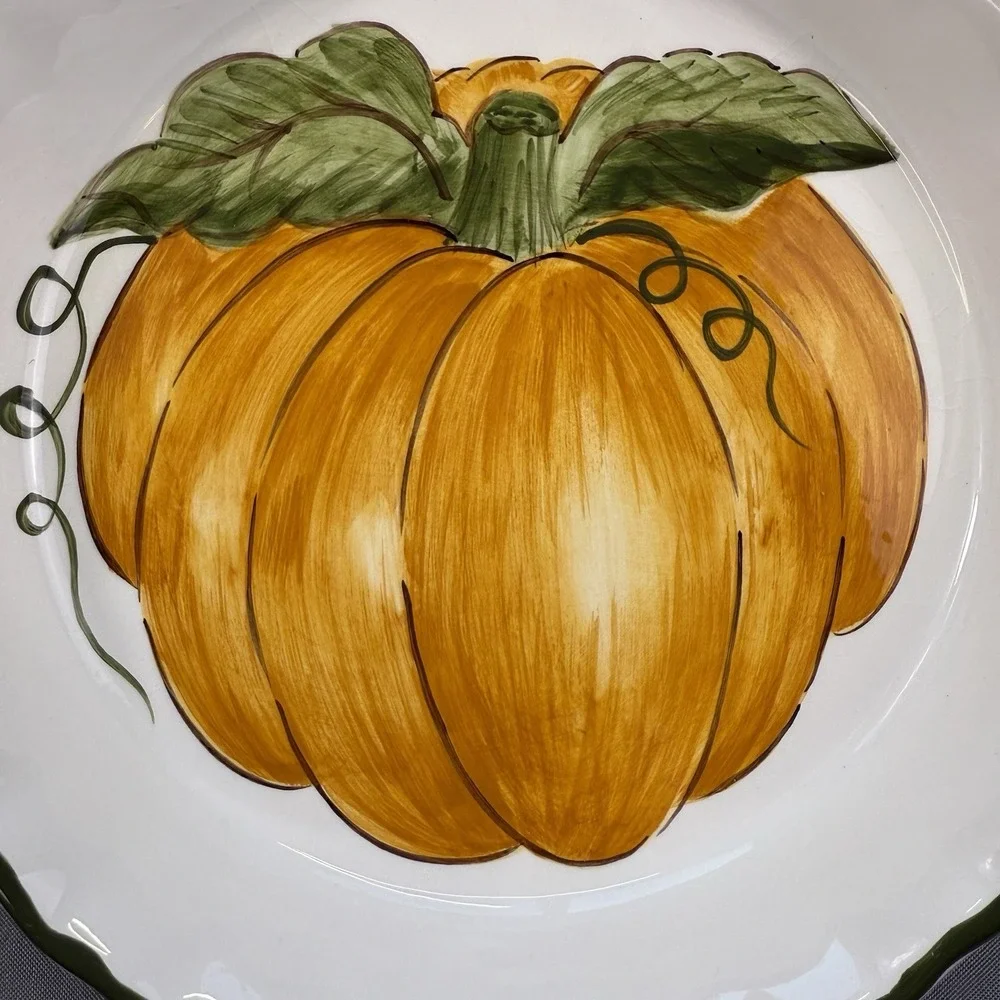 Williams‎ Sonoma Pumpkin Pie Plate Grande Cuisine 10